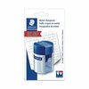 Staedtler Handheld Manual 2-Hole Plastic Sharpener, 1.57x1.65x2.2, Blu/Silv, PK6 512001BK03